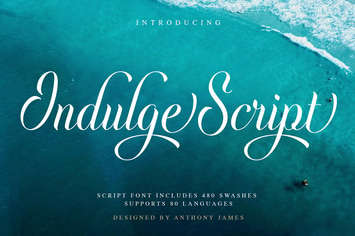 Indulge Script | Font