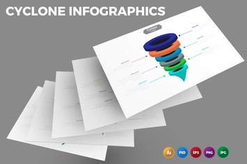 Cyclone – Infographics Design