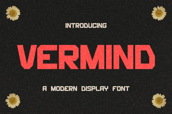 Vermind - Modern Bold Display Font