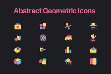 Abstract Geometric Icons