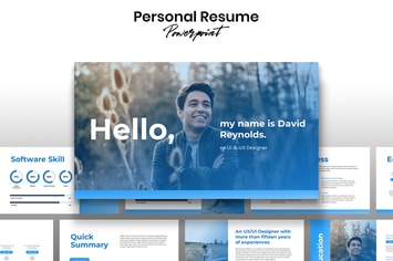 Personal Resume - Template Powerpoint