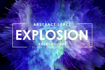 Space Explosion Backgrounds