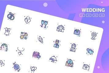 Wedding Icon Pack