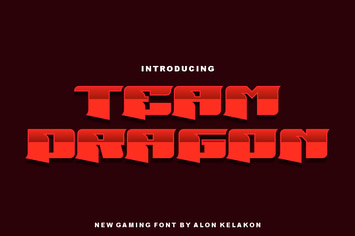 Team Dragon Font