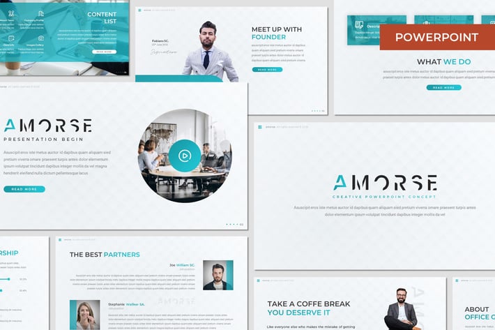 Amorse - Business Powerpoint Template