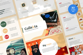 A Collectibles Keynote Presentation Template
