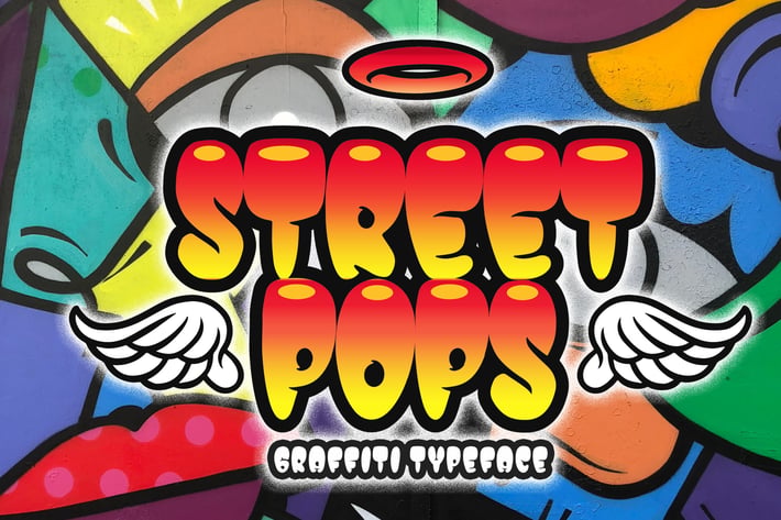 Street Pops - Graffiti Typeface