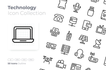 Technology Outline Icon