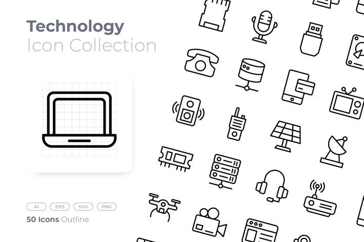 Technology Outline Icon