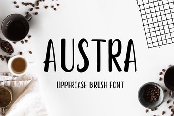 Austra Uppercase Font