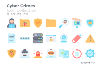 Cyber Crimes Color Icon
