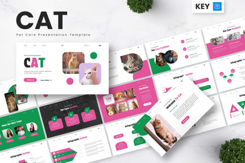 Cat - Pet Care Keynote Templates
