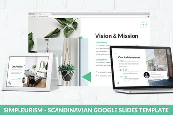 Simpleurism - Scandinavian Google Slides Template