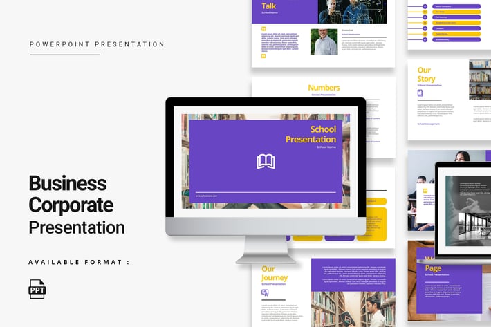 Modern School Presentation Template