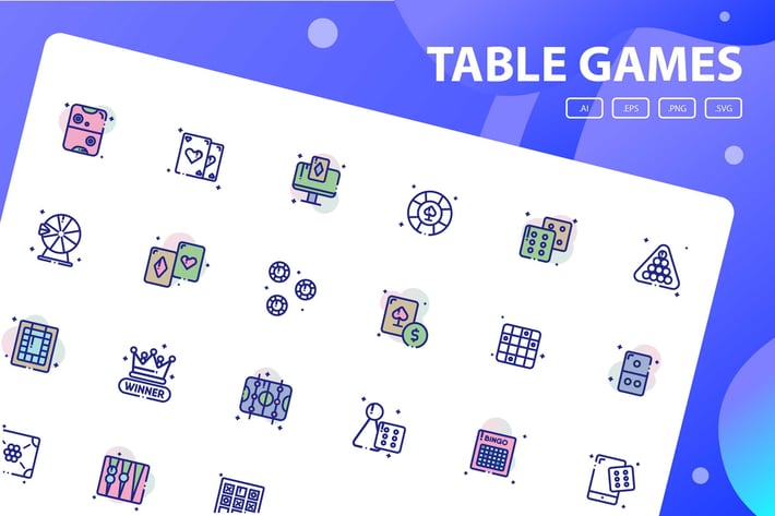 Table Games Icon Pack