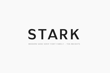Stark - A Modern Sans Serif