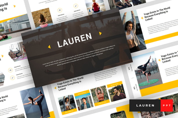 Lauren - Yoga PowerPoint Template