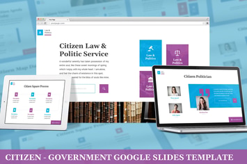 Citizen - Government Google Slides Template