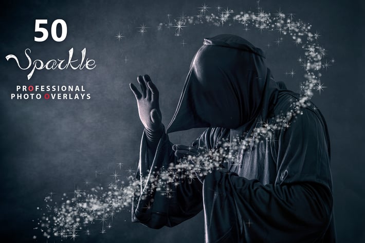 50 Sparkle Photo Overlays