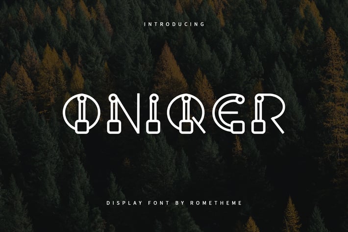 Oniqer - Display Font