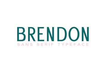 Brendon Sans Serif Typeface