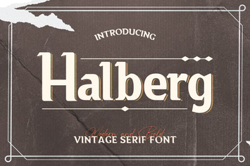 Vintage Serif Font