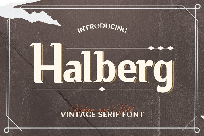 Vintage Serif Font