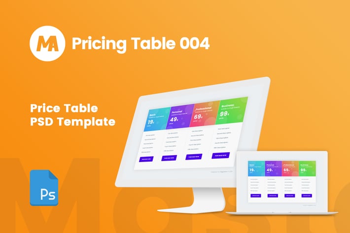 MA - Pricing Table 004