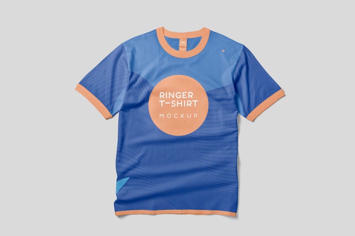 Boys Ringer T-Shirt Mockups