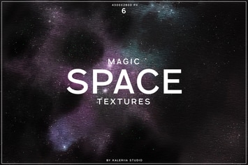 Watercolor Magic Space Backgrounds
