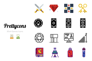 Prettycons - 200 Games Icons Vol.1