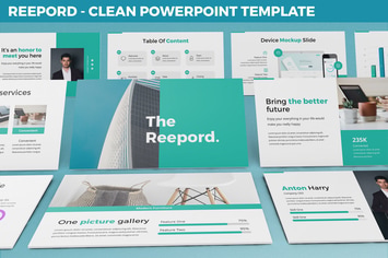 Reepord - Clean Powerpoint Template