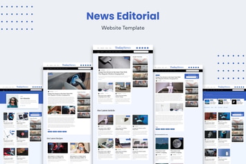 News Editorial Website Template