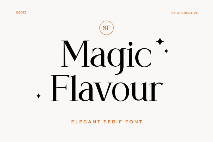 Magic Flavour Elegant Serif Font