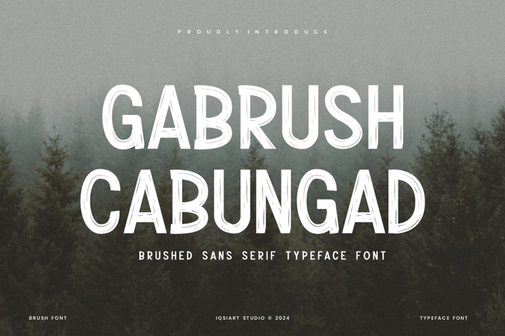 Gabrush Cabungad - Hand Drawn & Marker Font