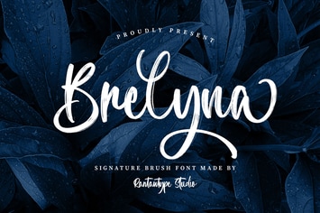 Brelyna Signature Brush Font