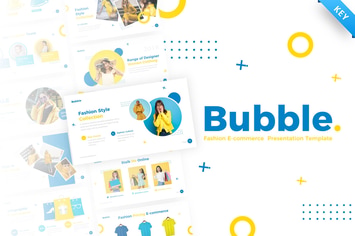Bubble Fashion Keynote Presentation Template 