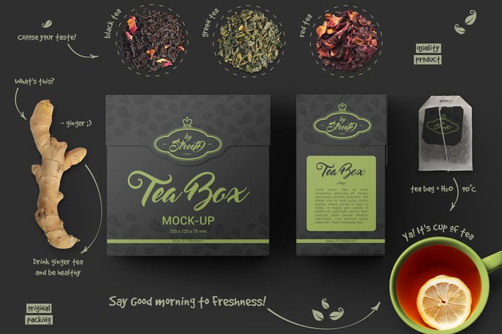 Tea Box Mock-Up