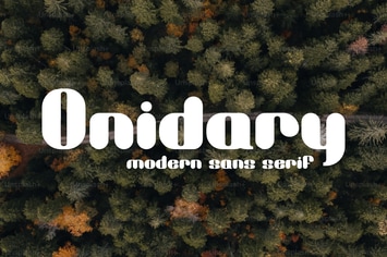 Onidary Modern Sans Serif 