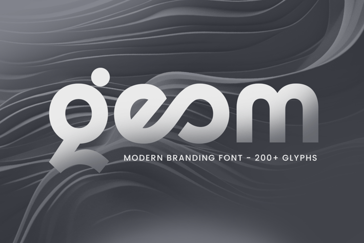 Geom - Modern Branding Font