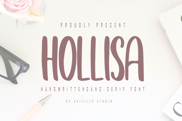 Hollisa - Handwritten Sans Serif Font