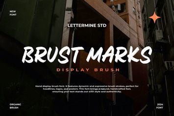 Brust Marks - Script Handwritten