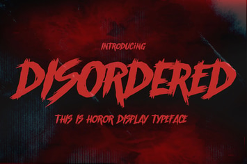Disordered - Horror Display Brush