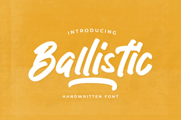 Ballistic - Handwritten Brush