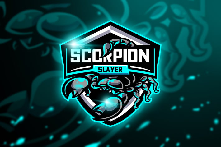 Scorpion Slayer - Mascot & Esport Logo