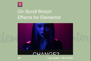 On-Scroll Morph Effects