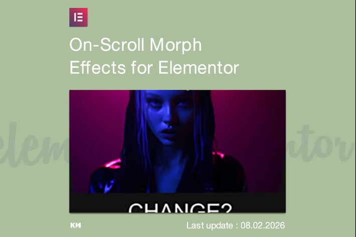 On-Scroll Morph Effects