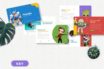 Toyups - Kids Toy Keynote Templates