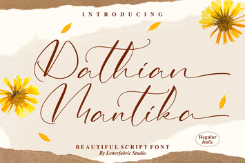 Dathian Mantika Script Font