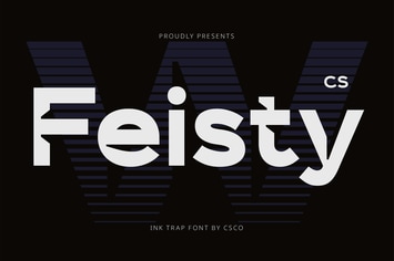 Feisty – Inktrap Font